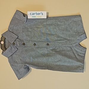 Carter's Child of Mine Baby Boy Romper‎ One Piece Size 0-3 Months